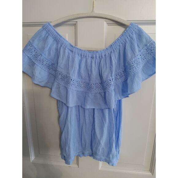 $fairycore Romantic women's blouse size small Ruffled Cottage core boho - Picture 5 of 7